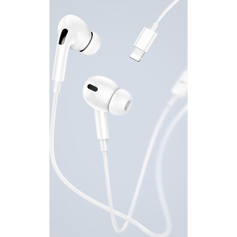 Ακουστικά USAMS lightning US-SJ453 Hi res audio λευκά
